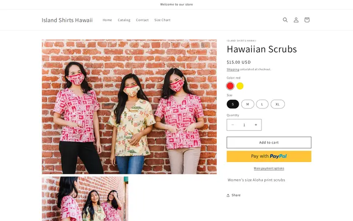 /products/hawaiian-scrubs — island shirts hawaii