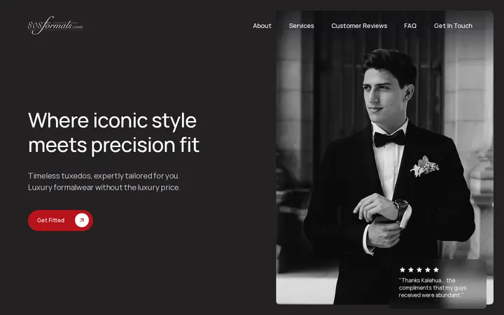 Homepage — 808 Formals