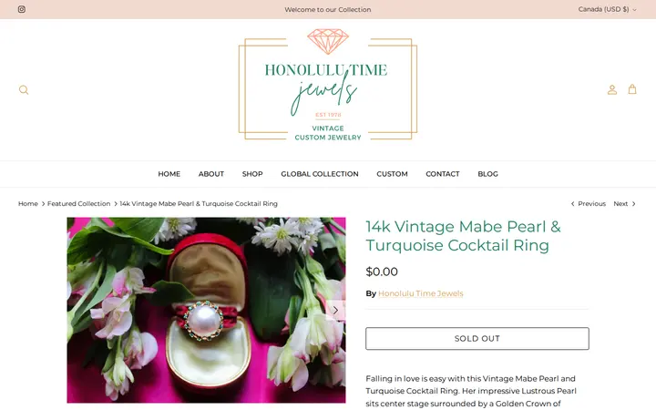 /collections/featured-collection/products/copy-of-estate-18k-pearl-ruby-diamond-cocktail-ring-1 — Honolulu Time Jewels