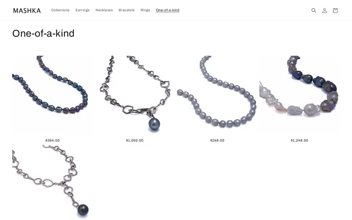 /collections/one-of-a-kind — Mashka Jewelry