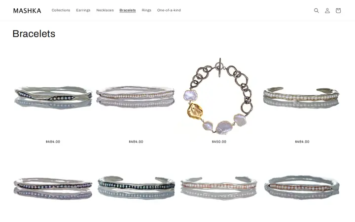 /collections/bracelets/Pearls — Mashka Jewelry
