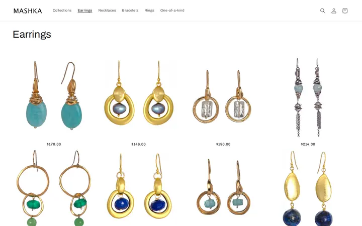 /collections/earrings — Mashka Jewelry