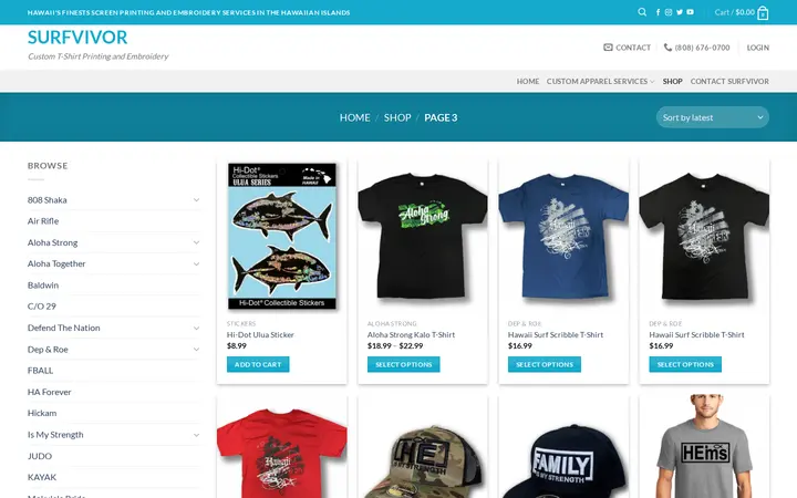 /shop/page/3 — Surfvivor