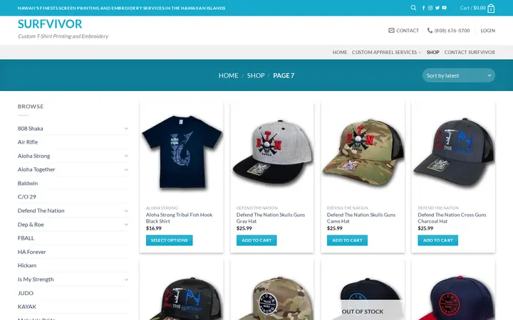 /shop/page/7 — Surfvivor