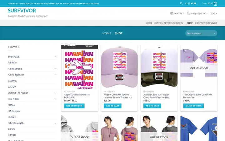 /shop — Surfvivor