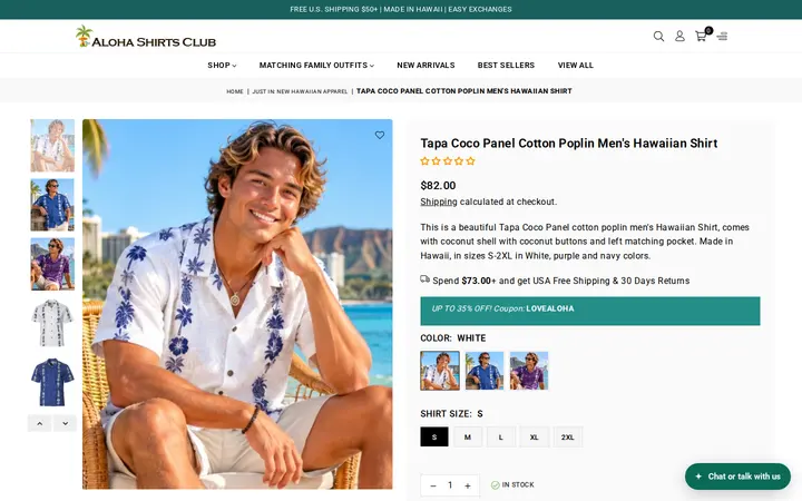 /collections/just-in-new-arrivals/products/tapa-cotton-poplin-mens-hawaiian-shirt — Aloha Shirts Club