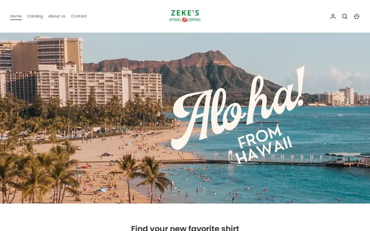 Homepage — Zeke's Apparel Company