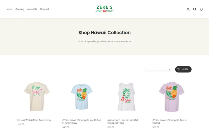 /collections/hawaii-collection — Zeke's Apparel Company