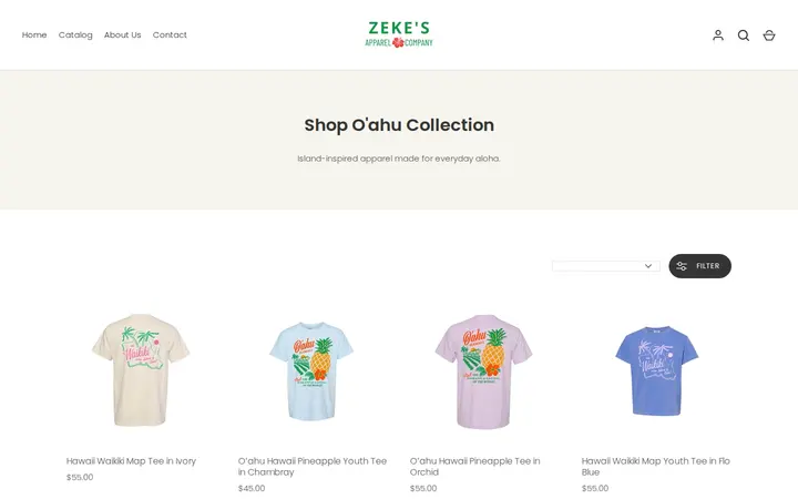 /collections/oahu-collection — Zeke's Apparel Company