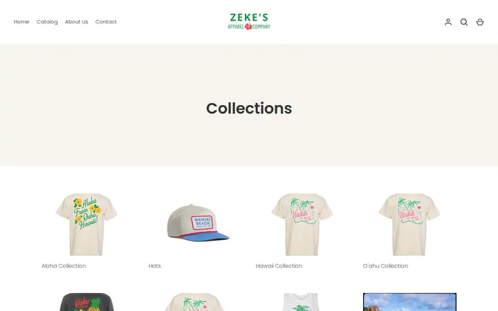 /collections — Zeke's Apparel Company