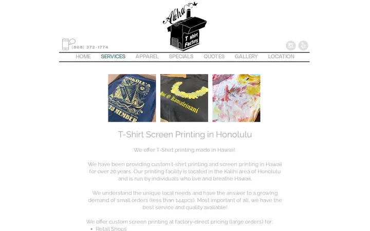 /t-shirt-screen-printing — Aloha T-Shirt Factory