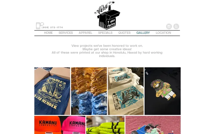 /tshirtprintinsamples — Aloha T-Shirt Factory