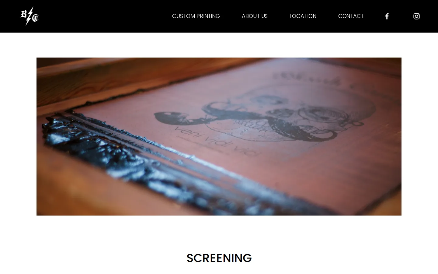 Captured website of Blank Canvas