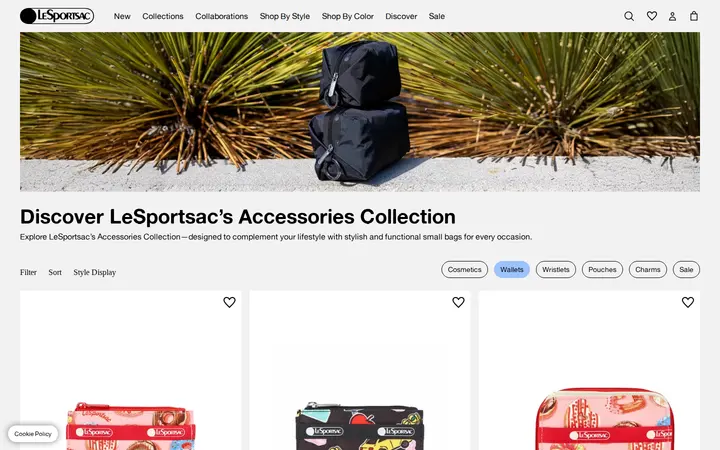 /collections/accessories/wallets — LeSportsac
