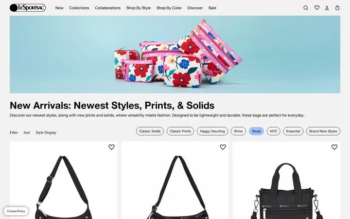 /collections/new-arrivals/studs — LeSportsac