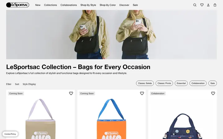 /collections/shop-all — LeSportsac
