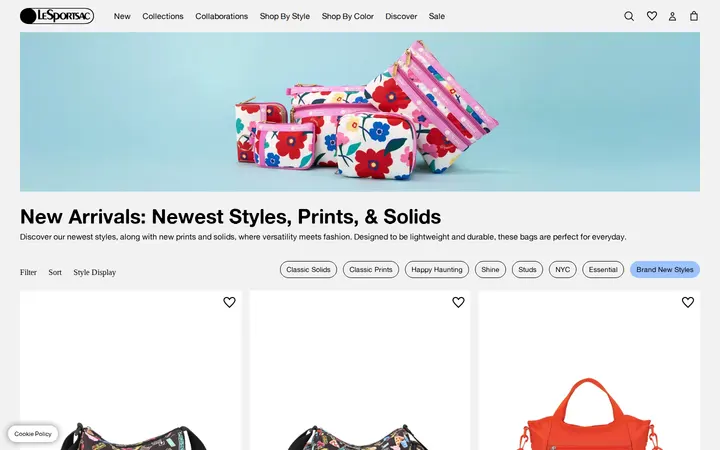 /collections/new-arrivals/brand-new-styles — LeSportsac