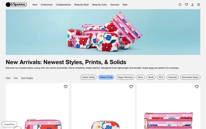 /collections/new-arrivals/classic-prints — LeSportsac