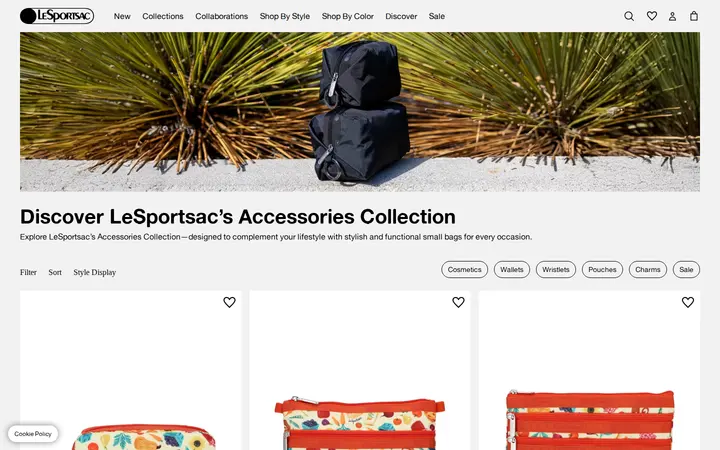 /collections/accessories — LeSportsac
