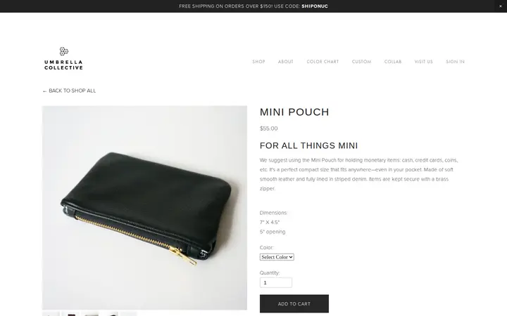 /shop/mini-pouch — Umbrella Collective