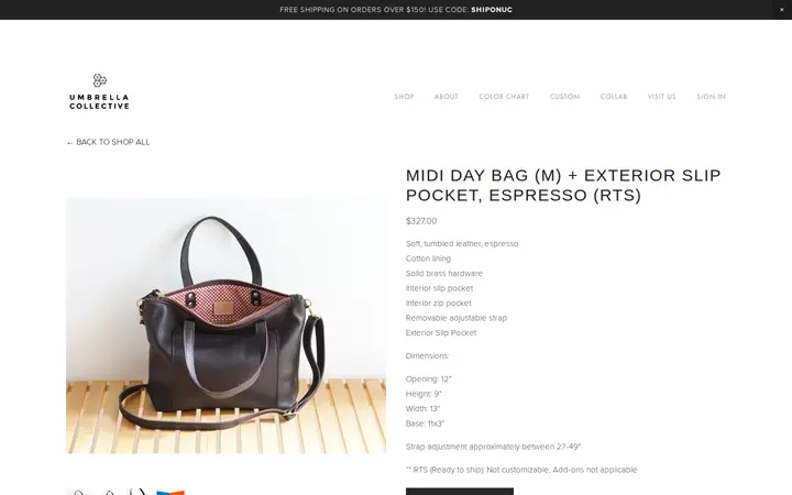 /shop/mididaybagespresso — Umbrella Collective