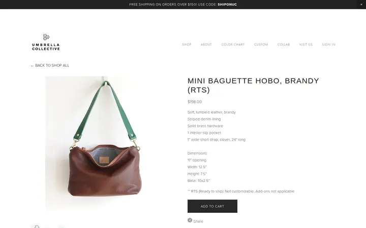 /shop/minibaguettebrandy — Umbrella Collective