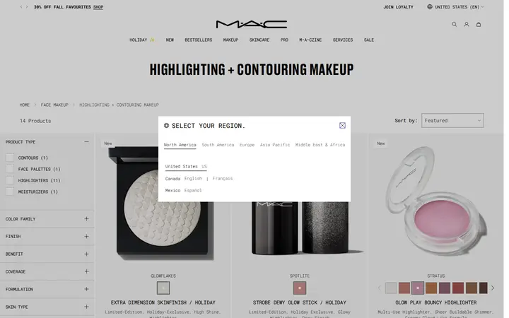 /collections/highlighting-contour — MAC