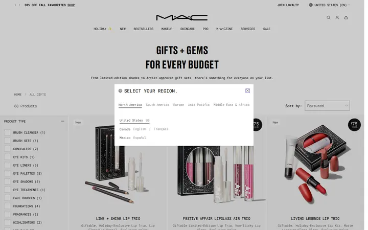 /collections/gift-by-price — MAC