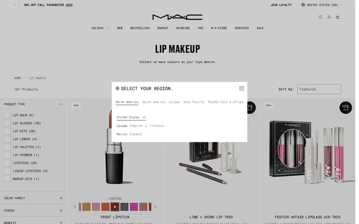 /collections/lip — MAC
