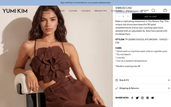 Website of YUMI KIM